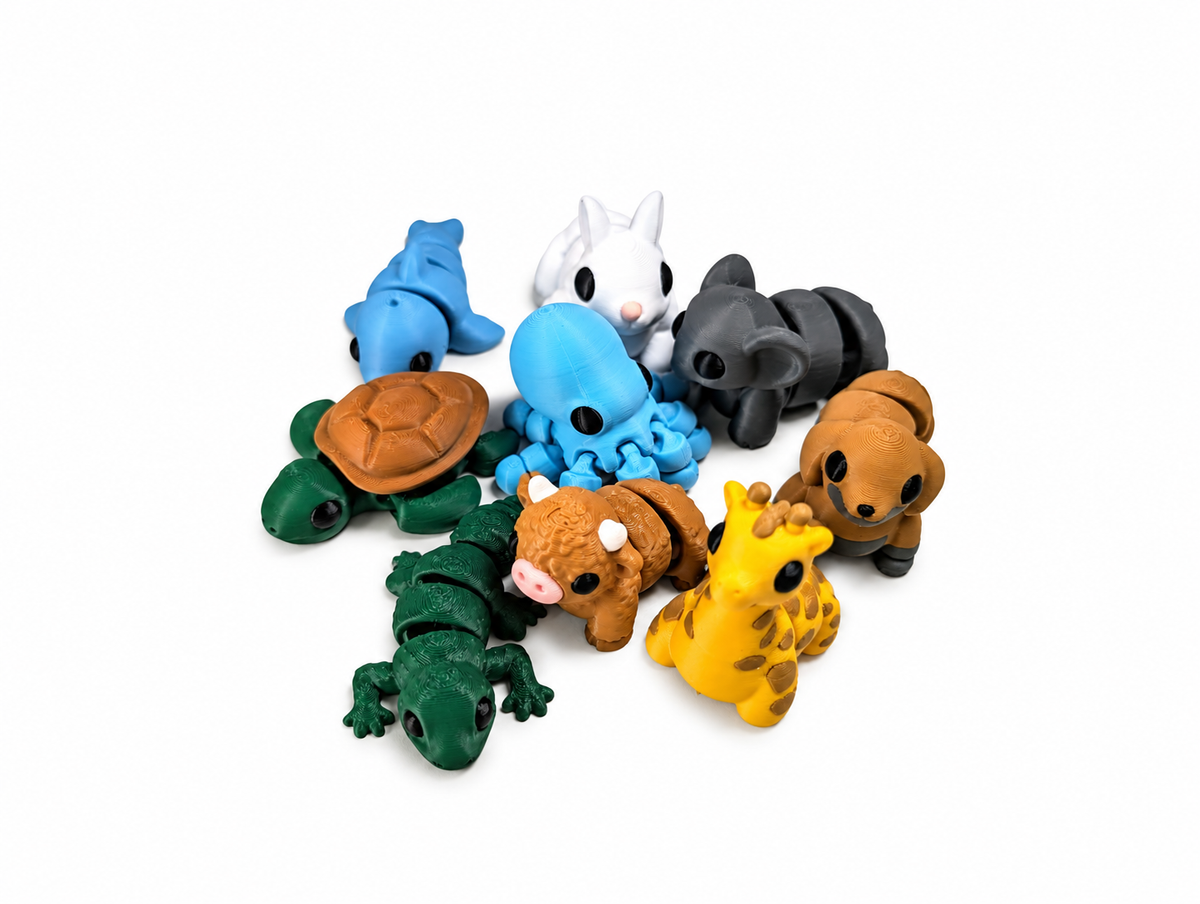 Wiggle3D 3D printed animals collection