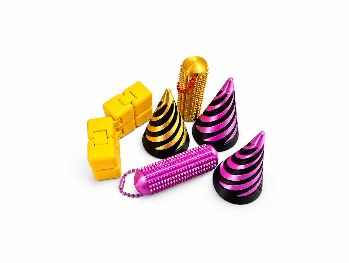 Wiggle3D 3D printed fidgets collection