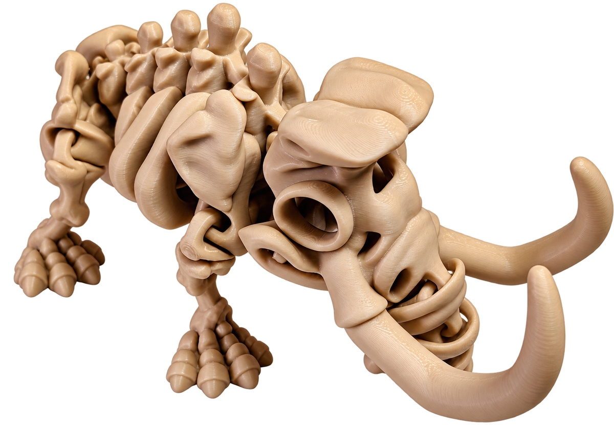 Wiggle3D bone articulated Mammoth