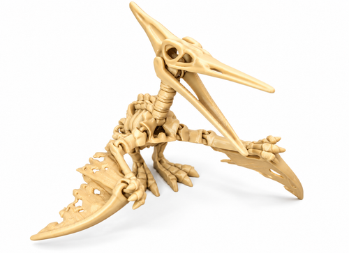 Wiggle3D articulated bone Pteranodon dinosaur