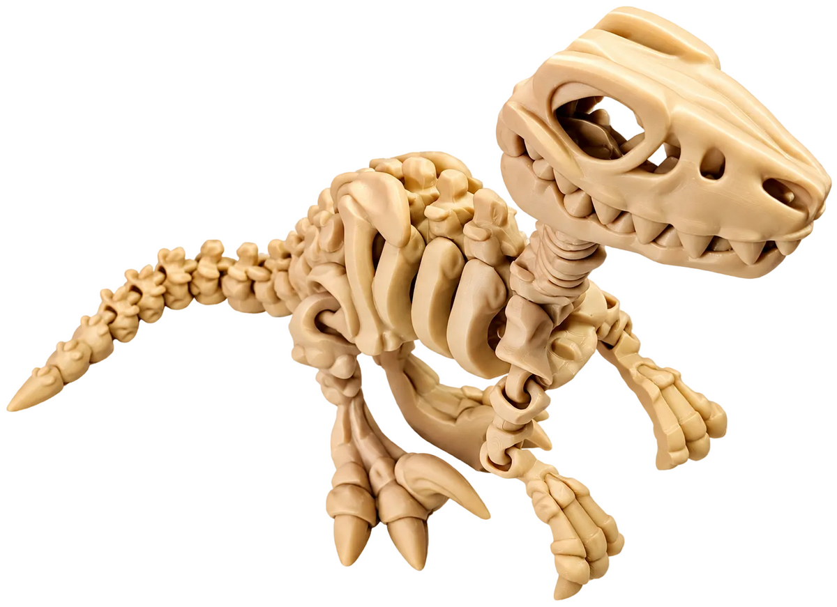 Wiggle3D bone articulated Raptor dinosaur