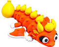 Wiggle3D articulated orange and yellow Balloon Dragon